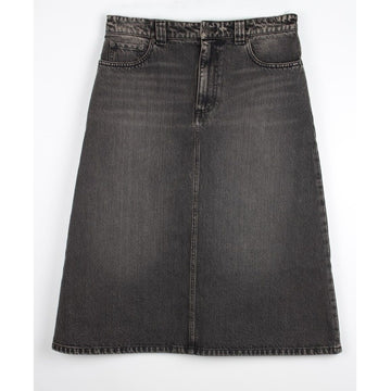 Balenciaga Logo Denim Skirt Black 40(66) 156351263