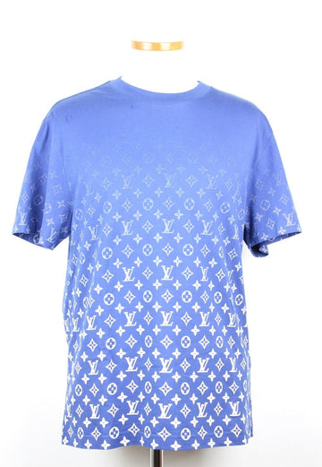 Louis Vuitton Gradient Short Sleeve T-Shirt Blue M(100) 156351863