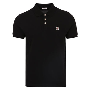 MONCLER Logo-Patch Baumwoll-Polo-Shirt 156351220