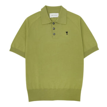 AMI Klein Herz Logo Herren Polo Kurzarm Strick HPL438 KN0039 A091 156335361
