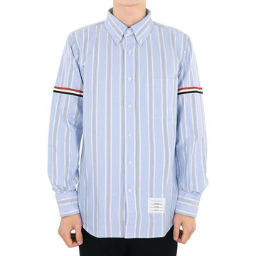 THOM BROWNE オックスフォードストライプシャツ（ブルー） MWL301A F0352 480 63710424