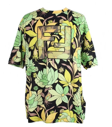 FENDI Blumen FF Logo T-Shirt M(55) 156352788