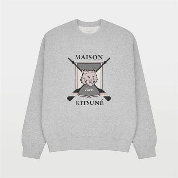 MAISON KITSUNE 大学院 フォックス プリント ユニセックス スウェットシャツ 156352851