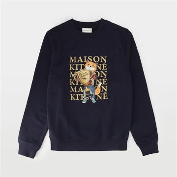 MAISON KITSUNE フォックスプリント男女共用スウェットシャツ 156352852