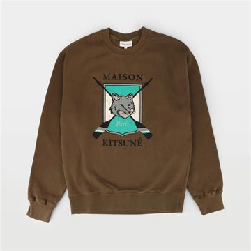 Maison Kitsune College Fox Print Unisex Sweatshirt 156352960
