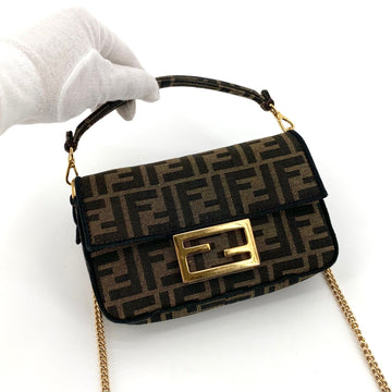 Fendi Juka Mini Baguette Crossbody Bag 156353216