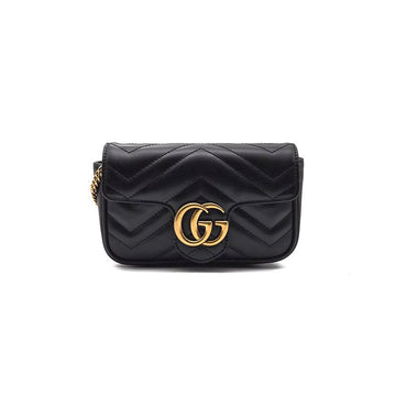 Gucci GG Marmont Matelassé Super Mini Crossbody Bag (476433) L879054 156353693