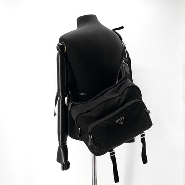 PRADA バイカー バッグ ラージ ヒップ バッグ クロス ボディ バッグ 2vh021 156353709