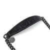 CHANEL Vertikale Steppung Silber Schultertasche mit Kette 156353723 [P]