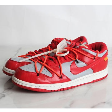 OFF WHITE ダンク ロー ユニバーシティ スニーカー レッド 9(280) 156356729