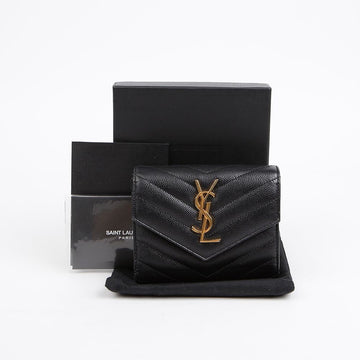 Saint Laurent Monogram Compact 3-Fold Wallet 403943 155994278