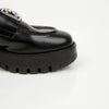 CHANEL Square Logo Loafer 37.5 156164105 [P]