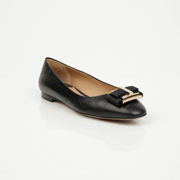 SALVATORE FERRAGAMO Doppelbow Flachschuhe 6,5 156204057