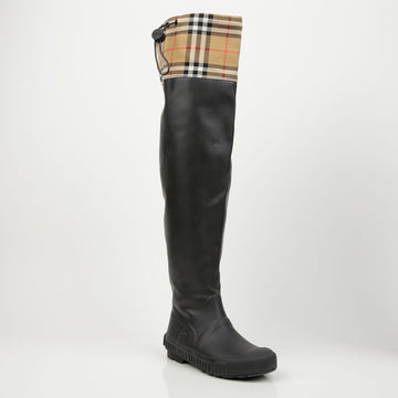 BURBERRY Vintage Check Langstiefel 35 156209524