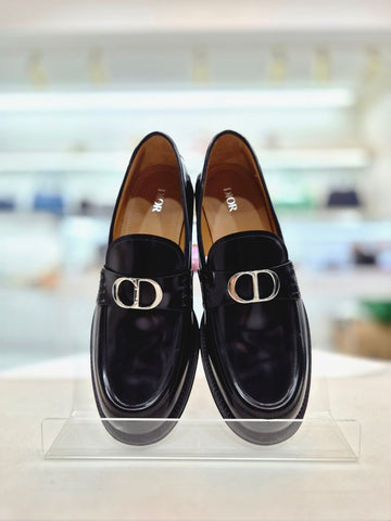 DIOR Grainville Loafer Schwarz Polished Herren Schuhe 42 270mm 3LOI38ZJQ 156393558