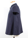 PRADA Kurzes T-Shirt mit Schleife Navy 38(55) 156397317 [P]