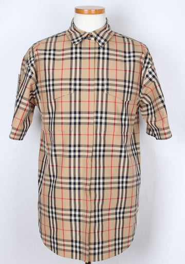 Burberry Vintage Check Women's Short Sleeve Shirt 38(XXS) 156397712