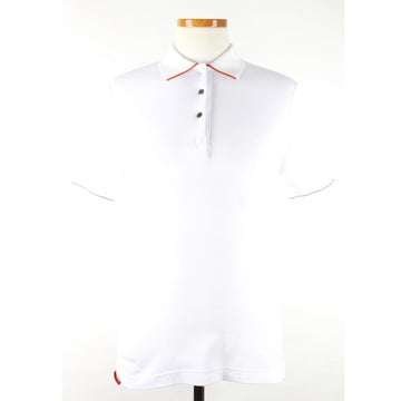 HERMES シルバーのセルリエPK半袖ポロシャツ L 156397718