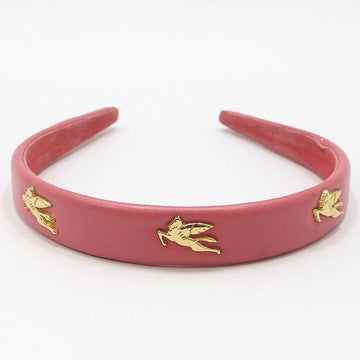 Etro Pink Gold-Plated Pegasus Hairband Headband 156397732