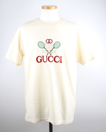 Gucci Tennis Embroidered Short Sleeve T-Shirt S 156397747