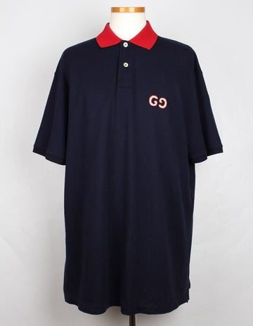 Gucci Embroidered PK Short Sleeve Polo Shirt XL(105) 156397834