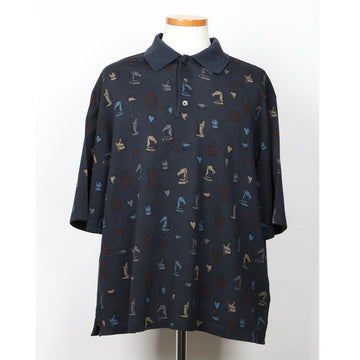 Hermes Playground Short Sleeve Polo Shirt XL(105) 156398205