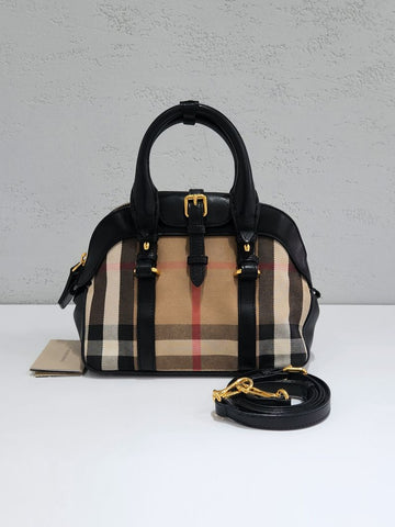 BURBERRY ミニミルバートントートショルダーバッグ 3950228 156398400