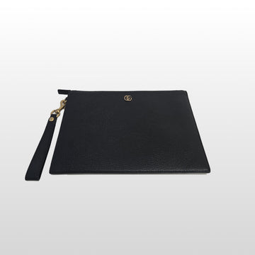GUCCI Schwarze 475317 GG Marmont Strap Clutch 156398502