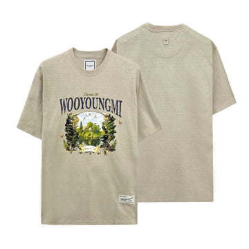 WOOYOUNGMI ガーデングラフィック半袖Tシャツ 156398529