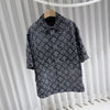LOUIS VUITTON Monogram Denim Kurzarm Hemdjacke 156410304 [P]