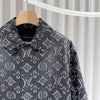 LOUIS VUITTON Monogram Denim Kurzarm Hemdjacke 156410304 [P]