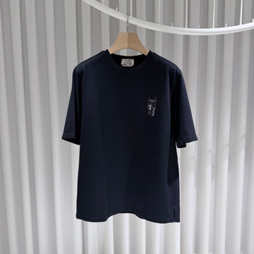 Hermes Batman Battle Horse Leather Patch Short Sleeve T-Shirt (M) 156411567