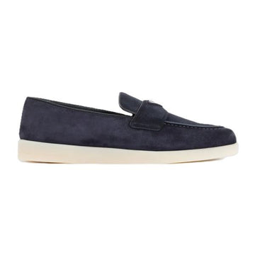 PRADA Suede Loafer mit Dreieckslogo 26SS 149844055