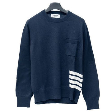 Thom Browne Four-Bar Crewneck Pullover 34134242