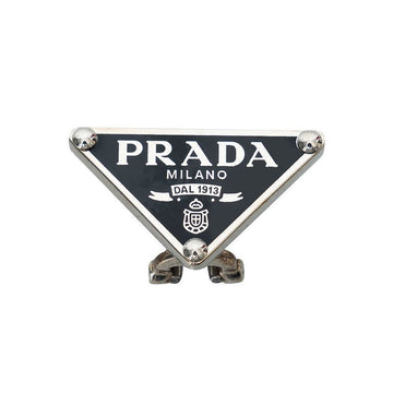 PRADA Dreieckslogo Silber Ohrringe 65552585