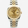 Rolex Datejust 36 Men's Combo Watch with Original Diamonds 2006 156444588 [P]