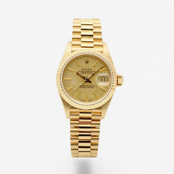 ROLEX Datejust 69178 Gold Index Bicolor Zifferblatt Damen Armbanduhr 1991 156444597