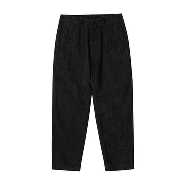 NANAMICA ワイドデニムパンツ ブラック 144598579