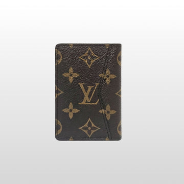 LOUIS VUITTON Monogram Canvas Pocket Organizer Braun M60502 156447771
