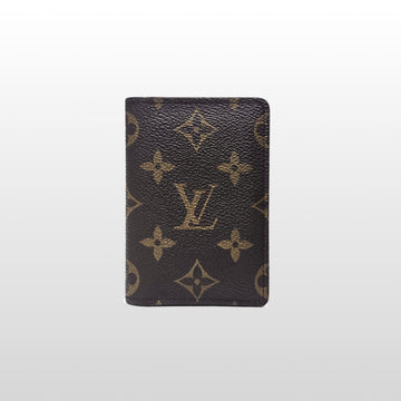 LOUIS VUITTON Braune M60502 Monogram Canvas Pocket Organizer 156447813