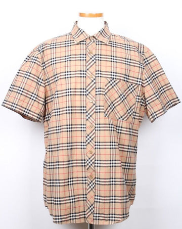 BURBERRY Kurzarm Hemd mit kleinem Karomuster XL 156449632