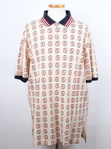 Gucci Horsebit Print Cotton Polo Shirt XL 156485620