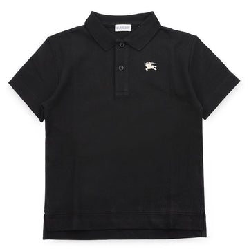 Burberry Kids Knight Embroidered Logo PK Short Sleeve (Black) 8117373 A1189 156485587