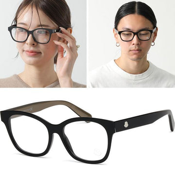 MONCLER Brille ML5133 Luxus große schwarze quadratische Fassung 123515785