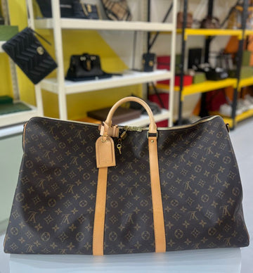 Louis Vuitton Keepall 60 Bandouliere Monogram Canvas Crossbody Bag 41414 156488664