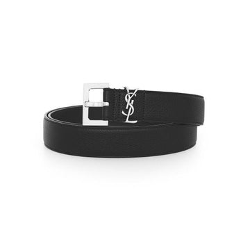 Saint Laurent Belt Monogram Silver-tone 146829930