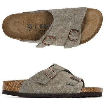 BIRKENSTOCK 26SS タウフェ チューリッヒ スエード スライド サンダル 125760938 [P]