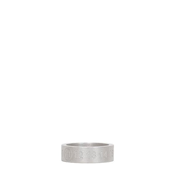 Maison Margiela Silver Numbering Reference 6.5 Ring 156489572