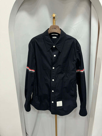 THOM BROWNE アームバンドナイロンシャツジャケット 2サイズ 156489625