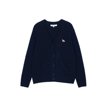 Maison Kitsune Women’s Baby Fox Patch Oversized Cardigan Classic Navy PW00501KT1006-0413 148531350
